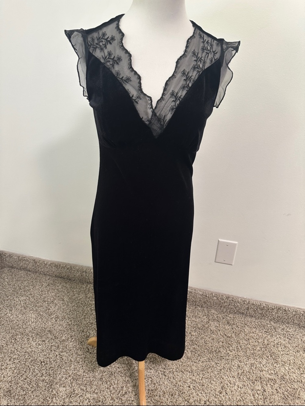 🐬 Vintage Jonathan Martin Velvet Dress